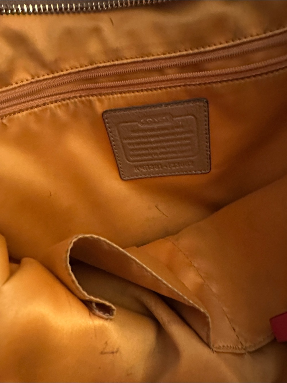 Coach Brown Pebbled Leather Shoulder Bag - Picture 2 of 9